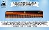 GBS Men and Women Comb Unbreakable Fine Toothed Mustache Comb and Eyebrow Comb