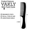 Large Wide Tooth Paddle Comb for Detangling Wet or Dry Hair 85inch Round Handle Styling Combs Pack of 3 for Men Women an