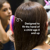 Michel Mercier The Girlie Detangle Brush Painless Detangling Brush Easy Grip Hair Brush Design Thick and Curly Hair Pink