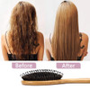Hair Brush Comb Set Boar Bristle Hairbrush for Curly Thick Long Fine Dry Wet HairBest Travel Bamboo Paddle Detangler Det