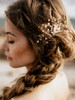 FXmimior Vintage Bridal Women Vintage Wedding Party Hair Comb Crystal Vine Hair Accessories for Women