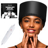 Heated Electric Thermal Steamer Cap for Natural Black Afro Hair Hot Spa Treatment Hat with Temperature Control for Deep
