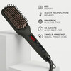 MEGAWISE Pro Ceramic Ionic Hair Straightener Brush for Home Salon Straightening Hair Brush with 20s Heating Tech AutoOff