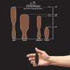 ZilberHaar Pocket Mustache and Beard Brush Stiff Boar Bristles Small Brush Perfect Beard Grooming Tool Relieves beard it