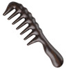 Onedor Handmade 100 Natural Black Sandalwood Hair Combs AntiStatic Sandalwood Scent Natural Hair Detangler Wooden Comb T