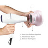 Hairizone Universal Hair Diffuser Adaptable for Blow Dryers with D17Inch to 26Inch for Curly or Wavy Hair Pink