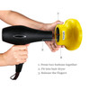 Hairizone Universal Hair Diffuser Adaptable for Blow Dryers with D17 Inch to 26Inch for Curly or Wavy Hair Lemon