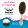 Wet Brush Original Detangler Hair Brush Tie Dye Peach All Hair Types UltraSoft IntelliFlex Bristles Glide Through Tangle