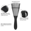 2 Pieces Detangling Brush for Afro AmericaAfrican Hair Textured 3a to 4c Kinky WavyCurlyCoilyWetDryOilThickLong Hair Kno
