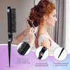 4Pcs Hair Brush Styling Combs Set Anmieciu Bristle Hair Edge Brush Teasing Brush Comb Rat Tail Comb and Wide Tooth Comb