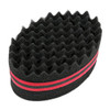 BEWAVE Big Holes Barber Hair Brush Sponge Dreads Locking Twist Afro Curl Coil Wave Hair Care Tool 2 Pcs with 1 Pc Hair P