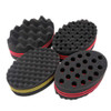 4 Pcs Varied Small Hair Twist Sponge Brush For Dreads Locking Twist Afro Curl Coil Wave Hair Care Tool Blend