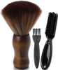 Barber Neck Duster Brush Borogo Professional Barber Large Hair Cutting Cleaning Hairbrush Styling Tool Neck brushBlack b