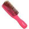 Giorgio GION2R Neon Red 625 inch Gentle Touch Detangler Hair Brush for Men Women Kids Soft Bristles for Sensitive Scalp