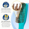 Giorgio GION2B Neon Blue 625 inch Gentle Touch Detangler Hair Brush for Men Women and Kids Soft Bristles for Sensitive S