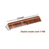 SVATV Handcrafted Rosewood Comb for Detangling Hair Comb For Thick Curly And Wavy Hair NonStatic and Ecofriendly Made in