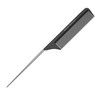 Professional 88 Inch Tail Comb Black Carbon Fiber And Stainless Steel Pintail Anti Static And Heat Resistant Teasing Lig
