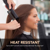 Professional 88 Inch Tail Comb Black Carbon Fiber And Stainless Steel Pintail Anti Static And Heat Resistant Teasing Lig