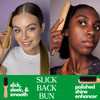 GranNaturals Boar Bristle Slick Back Hair Brush SoftMedium Smoothing Hairbrush to Style Polish Lay Hair Down Flat to Cre