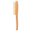 GranNaturals Boar Bristle Slick Back Hair Brush Soft White Bristle Smoothing Hairbrush for Slicking Hair to Create Sleek