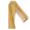 Onedor Handmade 100 Natural Green Sandalwood Fine Tooth Wooden Comb for Men Hair Beard and Mustache Styling Pocket Comb
