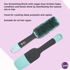 Goody x Total Texture Smoothing Brush Vegan Boar Bristles Help Condition and Smooths Hair Cuticles for Enhanced Shine Sh
