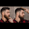 Hair Comb Wood with AntiStatic No Snag with Fine and Medium Tooth for Head Hair Beard Mustache with Premium Carrying Pou