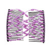 LOVEF Women Magic Hair Comb Bead Stretchy Hair Combs Double Slide Metal multifunctional Comb Clip Hairpins For women4pcs