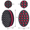 Magic Twist Hair Sponges Set Big Holes Sponge Brush for Hair Curling Sponge Glove for Men Women Curls with Metal Afro Pi