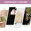 Bituemly Mini Hair Brush Detangling Hairbrush for Dry and Wet Hair Small Size Travel Detangler Brush for Girls Boys Kids
