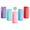 QITIMIR Colorful Fine Tooth Hair Comb Set Kids comb Pocket Combs 5 Colors in Pack Inc Hair Combs For WomenMen and Kids B