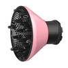 Universal Hair Diffuser Adaptable Hair Dryer Attachment for Blow Dryer Nozzles from 17 to 22 inch Diameter Pink