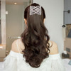 Lovef Easy Comb Easy Magic Hair Comb Stretchy Beaded Hair Comb in Assorted Color Beads with Pearl for Women White