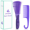 Detangling Hair Brush Detangling brush for Adults and Kids Comb Set for Kinky Curly Coily and Wavy Hair For Wet and Dry
