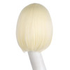 MapofBeauty 12 Inch30cm Fashion Lady Short Straight Flat Bangs Bob Wig Light Blonde