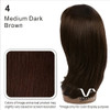 CLIPW18V Vivica A Fox Futura Fiber Clipin Extension in 4 MEDIUM DARK BROWN