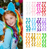 Dreamlover Colored Hair Extensions for Kids Crazy Hair Day Accessories for Girls 24 Pieces