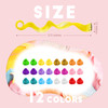 Dreamlover Colored Hair Extensions for Kids Crazy Hair Day Accessories for Girls 24 Pieces