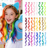 Dreamlover Hair Accessories for Girls Colored Hair Extensions for Kids Crazy Hair Day Accessories 24 Pieces