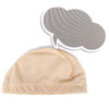 ZQIAN BEAUTY Mesh Dome Caps For Wig 6 Pcs Stretchable Beige Mesh Dome Wig Cap Breathable Spandex Wig Caps For Making Wig