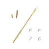Wig Ventilating Needle Kit Holder 4 pcs Ventilating Needles11122334 for Making Lace Wig