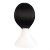 MapofBeauty 12 Inches30cm Short Straight Cosplay Costume Wig Party Wig Black