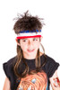 Mullet On The Go The Bobcat Funny Costume Headband with Mullet Wig One Size