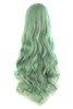 MapofBeauty 32 80cm Long Hair Spiral Curly Cosplay Costume Wig Gray Green
