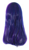 MapofBeauty 2460cm Side Bangs Stylish Long Great Wavy Curly Cosplay Party Wig Mixed PurplePink
