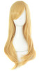 MapofBeauty 24 Inch60 cm Long Anime Side Bangs Great Wavy Curly Cosplay Party Wig Orange Yellow