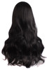 MapofBeauty 28 Inch70 cm Charming Womens Long Curly Full Hair Wig Black