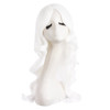 MapofBeauty 24 Inch60cm Charming Synthetic Fiber Long Wavy Hair Wig Women Party Full Wig White