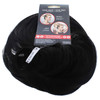 StyleaDoMiniDo Duo Pack Color R2 EBONY Hairdo Set of 2 Hair Wraps Tru2Life Heat Friendly Synthetic Formal Updo Bun Hairp