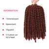 Spring Twist Hair 8 Inch 6 Packs Spring Twist Crochet Hair Spring Twist Braiding Hair For Passion Twist Butterfly Locs C